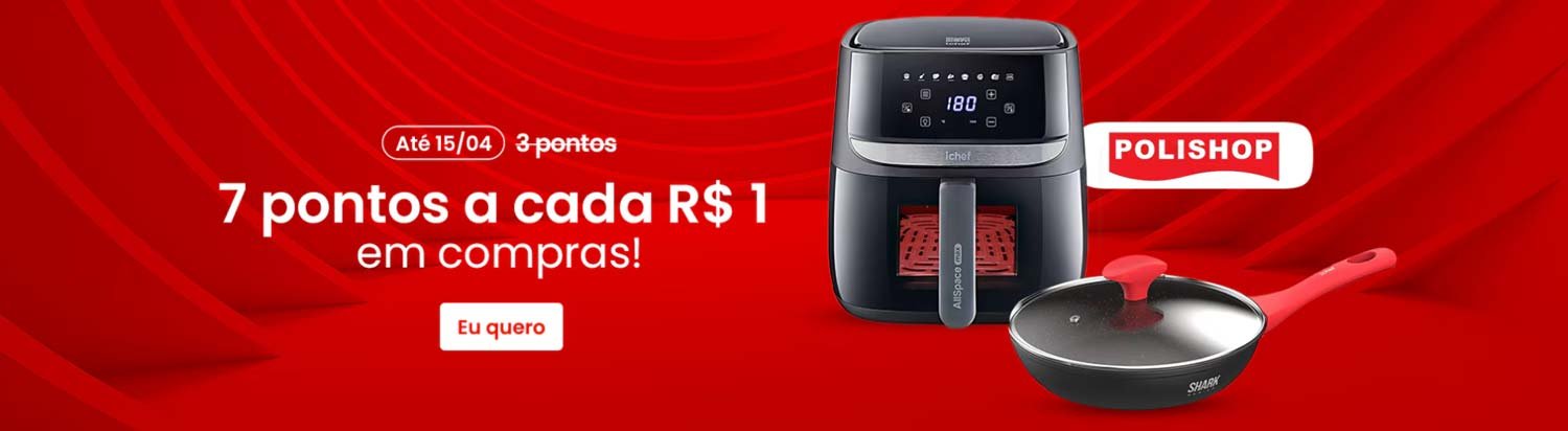 Aproveite as Promoções Exclusivas da Polishop e Ponto Acumule Mais