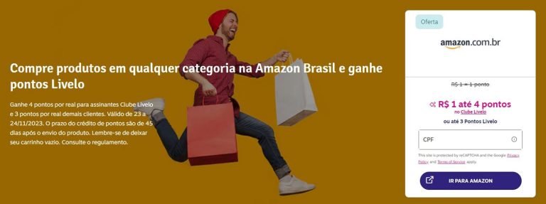 Promoção Amazon e Livelo: Compre e Pontue!