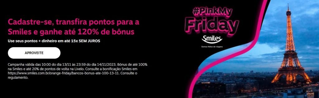 Promoção Smiles e Livelo: ganhe até 120% de bônus em milhas!