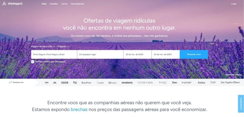 Skiplagged: como economizar na compra de passagens aéreas!