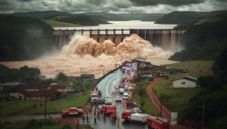 Um Susto de Tarde em Cotiporã: Barragem Cede e Causa Correria