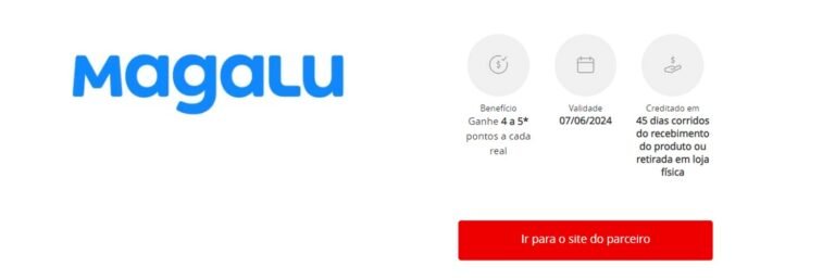 Promoção de Compra Bonificada 5 x 1 entre ESFERA e MAGALU