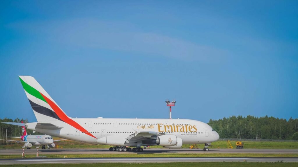 Motor de Avião da Emirates Estoura em Decolagem